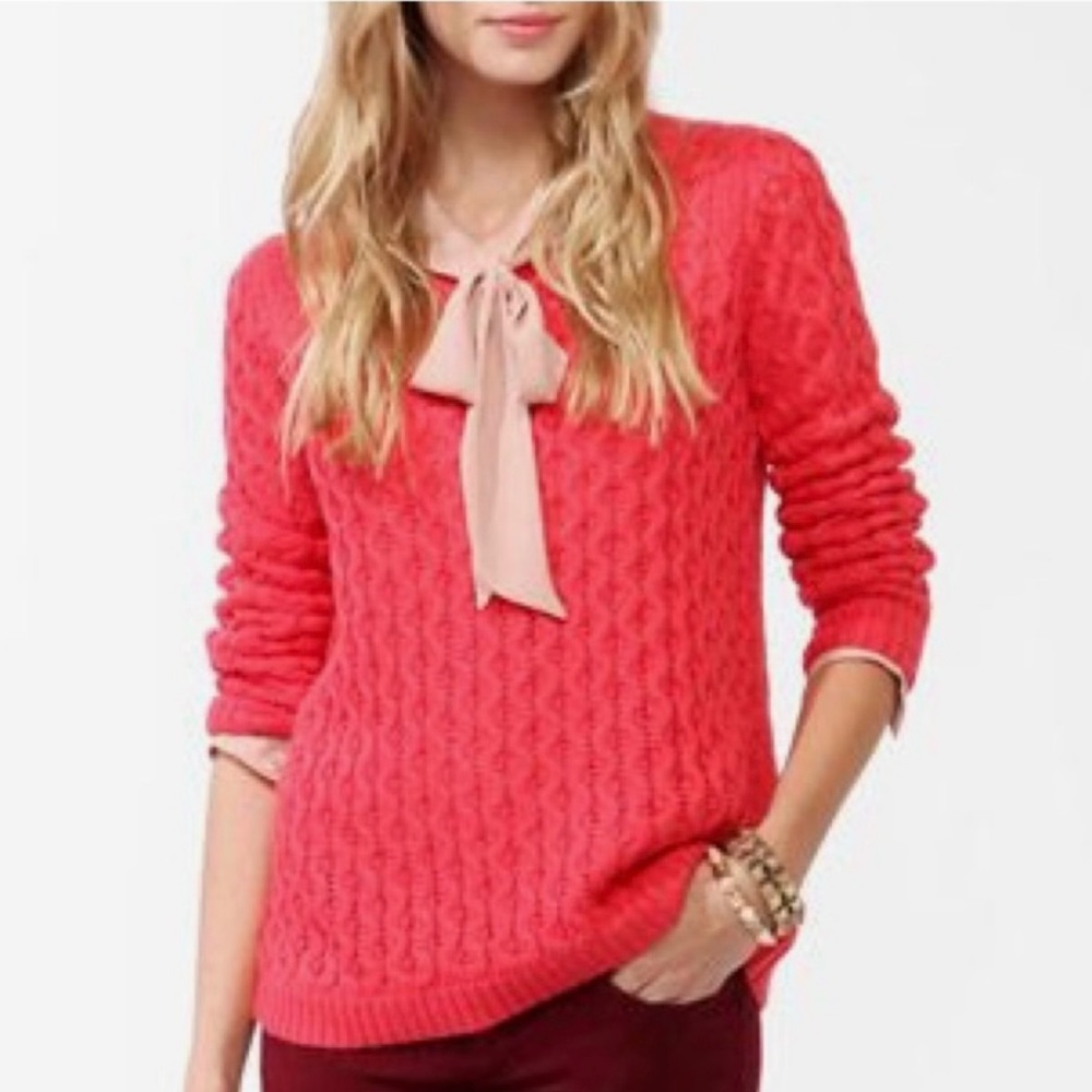 Coral/Pink/Orange Forever 21 Sweater